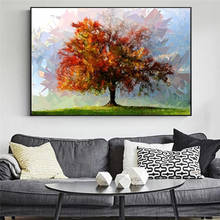 Abstract Tree Canvas Art Paintings For Living Room Wall Modern Landscape Pop Art Posters And Prints Cuadros Pictures Home Decor 2024 - buy cheap