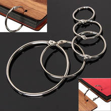 10Pcs Metal Ring Binder Loose Leaf Book Hoops Hinged Rings Keychain Binders DIY Craft Photo Album Scrapbook Split Ring 19mm-75mm 2024 - buy cheap