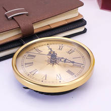 Relógio de quartzo de inserção, 4.25 "(108mm) guarnição de ouro numeral romano, encaixa com buraco de 3.39" 2024 - compre barato