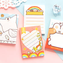 Lovely Cat Series Kawaii Cute Stick Notes Memo Pad Diary Stationary Flakes Scrapbook Decorative Sticky Notes Korean Stationery 2024 - buy cheap