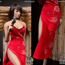 TYM102 Ada принт король Cheongsam 1/6 подходит для большой груди и пластиковым корпусом в наличии 2024 - купить недорого