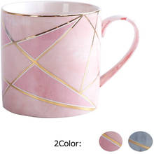 Marble Ceramic Mug Handcraft 380ml Coffee Mug Tea Cup with Handle Decoration with Sparkly Gold Breakfast Milk Water Cup for Girl 2024 - buy cheap