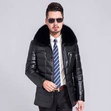 Fox Collar Men Winter Jacket 2019 New Fashion Warm Jacket and Coat Man Winter Windproof Male Snow Parkas Coat Outerwear 2024 - buy cheap