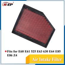 R-EP Replacement Panel Air Filter Fits for BMW E60 E61 525 E63 630 E64 E85 E86 Z4 High Flow Washable Reusable OEM 13717521033 2024 - buy cheap