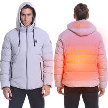 Men Winter Thermal Warm Coats Tactical Jacket USB Electric Heating Military Heated Jackets Cotton Waterproof Coat Hooded Jackets 2024 - buy cheap