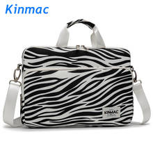 Kinmac bolsa de laptop a prova d'água 13,14,15,15.6 polegadas, zebra, padrão para macbook air pro13.3, 15.4 dropship f112 2024 - compre barato