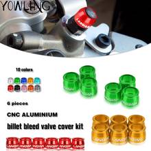 For MV AGUSTA F3 675 800 RC Motorcycle Accessories CNC ALUMINIUM Billet Bleed Valve Cover Kit F4 1000 1078 312 R RC RR 750 1000 2024 - buy cheap