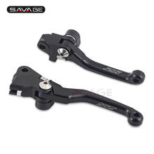 Cnc pivot alavancas de embreagem do freio para yamaha yz 65 80 85 125 250f 426 450 yz450fx acessórios da motocicleta da bicicleta sujeira fora de estrada logotipo yz 2024 - compre barato