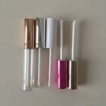 Tubo vazio de brilho labial com varinha, cosmético para maquiagem, recipiente de embalagem, 5ml de 150 peças 2024 - compre barato