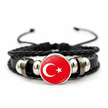 Infinity Love Turkey Leather Bracelets Charm Women Men Glass Beads Turkey Bracelet Gifts 2024 - buy cheap