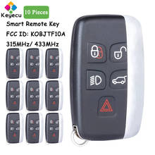 KEYECU-mando a distancia inteligente para coche, 5 botones para Land Rover LR2 LR4, Range Rover Evoque Sport 2012-2017 para Jaguar KOBJTF10A, 10 piezas 2024 - compra barato