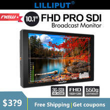 Lilliput A11 4k монитор камеры DSLR Full HD 1920x1200p 10,1 "дюймовый полевой монитор 3G-SDI HDMI ips камера видео кинематографический монитор 2024 - купить недорого