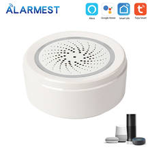 Smart Home Wireless WiFi Siren Alarm Sensor USB Power temperature and  humidity sensor detector 2024 - buy cheap