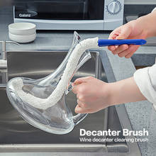 Decanter Flexible Soft Cleaning Brush Wand Foam Sponge Wine Bottle Glass Coffee Cup Hand Washing Cleaning Brush Scrubber Cleaner 2024 - buy cheap