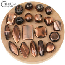 Cordial Design 100Pcs Acrylic Beads/Irregular Shape/Hand Made/Bronze Color Effect/DIY Accessories/Jewelry Findings & Components 2024 - buy cheap
