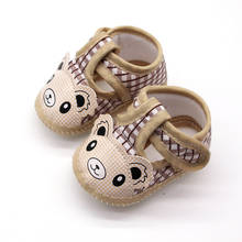 Bebê recém-nascido meninas dos desenhos animados pouco urso prewalker macio sola sandálias único sapatos de alta qualidade material confortável da criança sapatos 2024 - compre barato