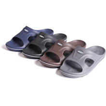 Sandalias de baño antideslizantes para hombre, chanclas suaves y ligeras para casa, calzado para todas las estaciones, novedad 2024 - compra barato