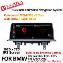 Radio con GPS para coche, reproductor Multimedia con Android 10, Navi, CarPlay, estéreo, para BMW Serie 1, E81, E82, E87, E88, 2006-2012, CCC, CIC o sin Monitor 2024 - compra barato