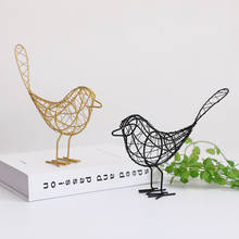 Home Decor Decorative Birds Creative Gift Iron Nordic figurines Decor  Decoration Living Room Accessories For Kawaii Accessories 2024 - buy cheap