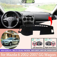 Car Dashboard Avoid Light Pad Instrument Platform Desk Cover Mat Carpets for Mazda 6 2002-2007 GG Wagon 2024 - buy cheap