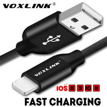Voxlink 2.4a cabo usb para iphone x xs max xr 5 v carregamento rápido carregador usb cabo de dados para iphone cabo 8 7 6 plus cabo de carga usb 2024 - compre barato
