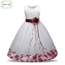 DOZ391 Flower Girl Dress Summer Clothes Girl 2019 Baby Girl Wedding Dresses Kids's Party Wear Costume For Girl Children Clothing 2024 - buy cheap