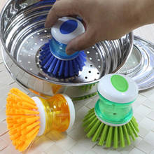 Herramienta de lavado de cocina Multicolor, cepillo para fregar platos, cuencos, cepillos de limpieza, utensilios de limpieza hidráulicos 2024 - compra barato