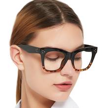 OCCI CHIAR Oversized Reading Glasses Women Fashion Big Frame Cat Eye Presbyopia Eyeglasses Reading Eyewear Magnifying readers +1 2024 - buy cheap