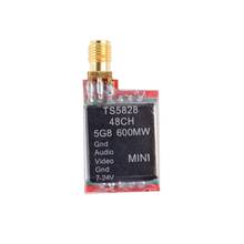 Minitransmissor de áudio e vídeo sem fio ts5828 5828 5.8g 600mw 48 canais, leve, módulo para drones rc racer, multicopter 2024 - compre barato