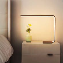 Lámpara led de escritorio moderna para dormitorio, iluminación de ahorro de energía con control remoto, sencilla, novedad 2024 - compra barato
