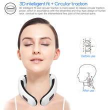 6Mode Electric Neck Massager Pulse Back Power Control Infrared Pain Relief Cervical Massage Instrument Health Care Tool Dropship 2024 - buy cheap