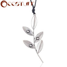 Vintage Jewelry Long Necklace Women Leaf Pendant Woman Statement necklaces & pendants Christmas Gift collares mujer colar choker 2024 - buy cheap