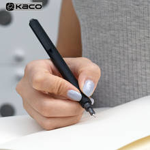 KACOGREEN ROCKET Simple White Black Pen Body Gel Pens 0.5mm Clip Fast Dry Sign Pen Gel-ink Stationery Black Ink pen 1PCS 2024 - buy cheap
