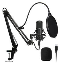 Professional Condenser Audio 3.5mm Wired BM800 Studio Microphone Vocal Recording KTV Karaoke Microphone Mic W/Stand For Computer 2024 - buy cheap