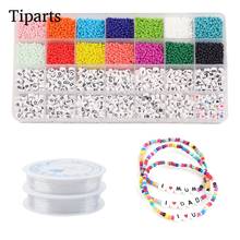 6300pcs Acrylic Letter Beads Set Muyuki Glass Beads forKid Bracelets Necklace Making Beaded Material Plastic Alphabet Beads boxs 2024 - buy cheap