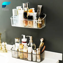 PEISI Punch-Free Bathroom Shelf Shower Caddy Organizer Wall Mount Shampoo Rack Kitchen Household Bathroom Accessories Set 2024 - buy cheap
