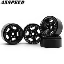 AXSPEED 1.9inch RC Beadlock Wheels Rims Alloy Metal Wheels Hubs for 1:10 Axial SCX10 CC01 F350 D90 90034 RC Rock Crawler 2024 - buy cheap