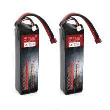 2pcs ZDF 7.4V 2S Lipo Battery 12000mAh RC Battery 80C Battery lipo 2s2p Rechargeable Battery for racer RC Car Boat Truck 2024 - buy cheap