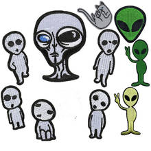 New Arrival Alien Things Iron On Patche Embroidery Patches For Clothing DIY Sticker Applique On Jeans T-shirts Jacket Decoration 2024 - buy cheap