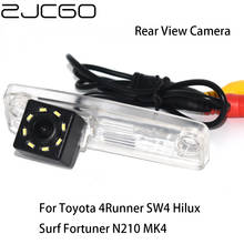 ZJCGO-cámara de visión nocturna para aparcamiento de coche, visión trasera inversa, impermeable, para Toyota 4runner SW4 Hilux Surf Fortuner N210 MK4 2024 - compra barato