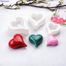 DIY Material Long Tail Heart Shaped Silicone Mould Long Tail Love Heart Mirror Silicone Mould Handmade Soap Mold Cake Decors 2024 - buy cheap