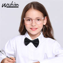 Очки с защитой от сисветильник для мальчиков и девочек, оптические очки с оправой TR90 для подростков, для компьютера, младшей и старшей школы, 8-18 2024 - купить недорого