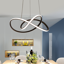 Luminária pendente com luzes led criativas, estilo nórdico, para sala de estar, sala de jantar, lustre moderno 2024 - compre barato