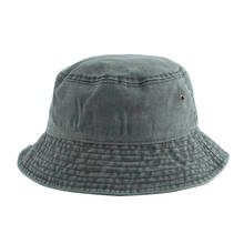 Sombrero de pescador plegable para hombre y mujer, gorra de pescador de tela vaquera lavada, Unisex, Hip Hop 2024 - compra barato