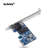 Kebidu-controlador de tarjeta de red Ethernet PCI Express PCI-E, convertidor de adaptador Lan RJ45 de 10/100/1000Mbps para PC de escritorio, 1000 Gigabit 2024 - compra barato
