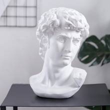 Greek Mythology Bust Statue Resin Art Craft Resin David Head Sculpture Statue Sketch Practice Model Figurine Home Decoration 2024 - buy cheap