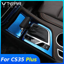 Vtear For Changan CS35 Plus Central control trim Car interior Cup holder Storage cover decoration styling accessories parts 2020 2024 - buy cheap