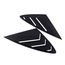 1Pair Matt Black ABS Car Rear Side Window Vent Scoop Louver Fit For Hyundai Sonata DN8 2020 2021 2024 - buy cheap