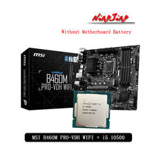 Intel Core i5 10500 CPU + MSI B460M PRO VDH WIFI Motherboard Suit With integrated graphics card LGA 1200 New but without cooler 2024 - buy cheap