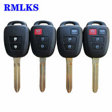 2 3 4 Buttons Keyless Entry Remote Car Key Fob TOY43 Blade For Toyota Prius Corolla Camry RAV4 2012-2015 With No chip 2024 - buy cheap